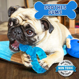 Puppy Toy Mat with Teething Chew Toys (20” x 20”) Ropes, Squeaker, Plush Foam Bed, Durable