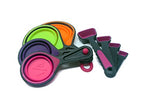 Silicone Collapsible Measuring Cups and Spoons SetsSilicone & BPA free Pink