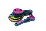 Silicone Collapsible Measuring Cups and Spoons SetsSilicone & BPA free Pink