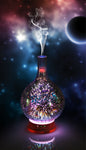 Ultrasonic 3D Glass Aromatherapy Diffuser Egg Shape