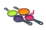 Silicone Collapsible Measuring Cups and Spoons SetsSilicone & BPA free Pink