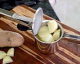 15oz Potato Ricer, Heavy Duty Stainless Steel Potato Masher and Ricer Kitchen Tool - Large