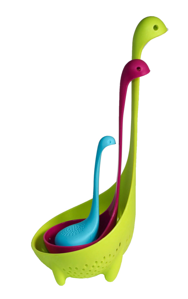 OTOTO Nessie Ladle Spoon - Green Cooking Ladle for