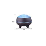 Ingeniuso Essential Oil Diffuser Humidifier with Bluetooth Speaker Dark Grain Wood Pure Aromatherapy
