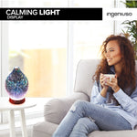 Ingeniuso Aromatherapy Essential Oil Diffuser 3D Glass Vase Cover with Fish Kiss Flask