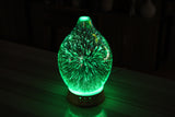 Ultrasonic 3D Glass Aromatherapy Diffuser Egg Shape