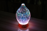 Ultrasonic 3D Glass Aromatherapy Diffuser Egg Shape
