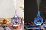 Aromatherapy Essential Oil Diffuser 3D Glass Vase Cover with Round Bottom Flask
