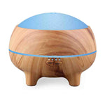 Essential Oil Diffuser with Bluetooth Speaker Light Wood Grain Aromatherapy