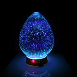 Ultrasonic 3D Glass Aromatherapy Diffuser Egg Shape