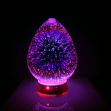 Ultrasonic 3D Glass Aromatherapy Diffuser Egg Shape