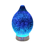 Aromatherapy Essential Oil Diffuser 3D Glass Vase Cover with Fish Kiss Flask