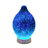 Aromatherapy Essential Oil Diffuser 3D Glass Vase Cover with Fish Kiss Flask