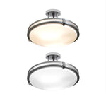 50 Inch Brushed Nickel Light Fixture with Alabaster Glass 3-Light Contemporary Bathroom Vanity Light